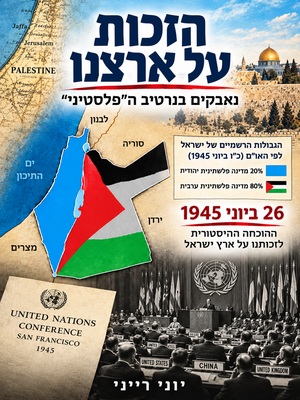 הזכות על ארצנו - יוני רייני